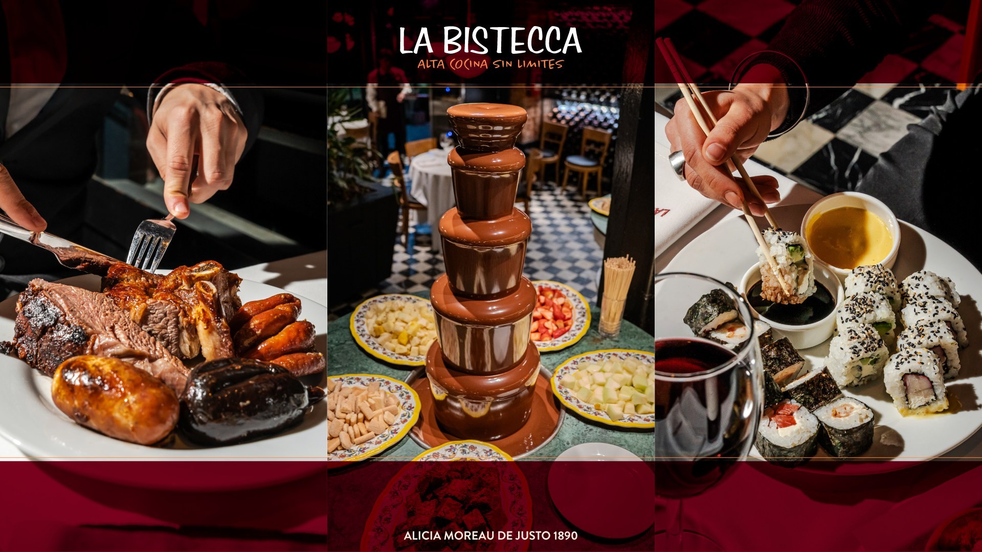 La Bistecca, alta cocina sin límites. Alicia Moreau de Justo 1890